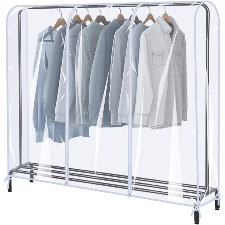 Clothes rack best sale and cover